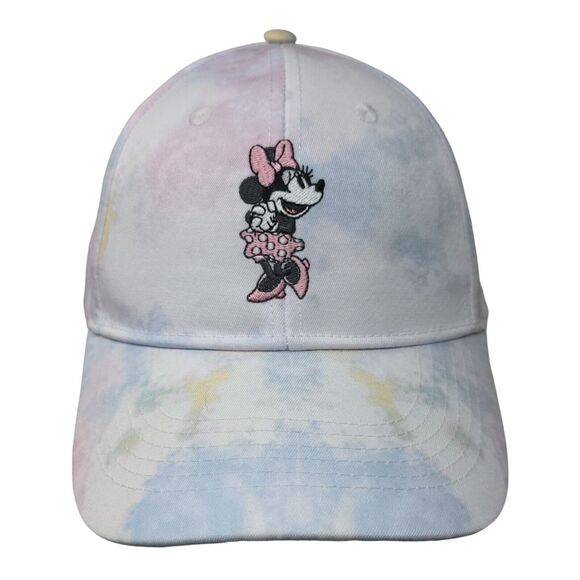 Minnie Mouse Slideback Hat Multicolor One Size Adjustable Embroidered Disney - Picture 1 of 8